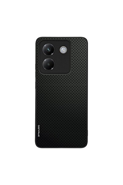 OEM Θήκη Sonique Carbon Series για Xiaomi Poco M7 Pro 5G Μαύρο 01