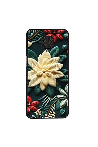 OEM Θήκη Sonique 3D Flower Series για Xiaomi Redmi Note 9S/9 Pro Πράσινο