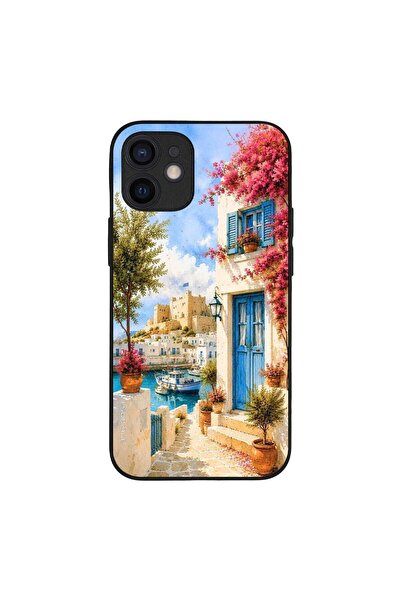 OEM Θήκη Sonique Greek Island Muse Series για Apple iPhone 12 mini Ροδίτικο Λ...
