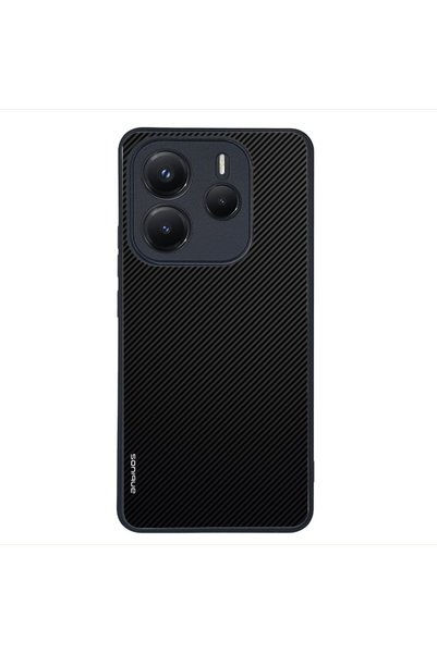 OEM Θήκη Sonique Carbon Series για Xiaomi Redmi Note 14 5G Μαύρο