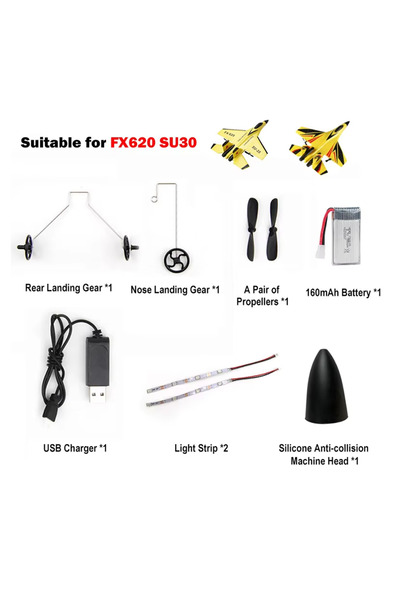 Choice Package D FX620 SU35 SU30 RC Plane Spare Parts Accessories Propeller B...