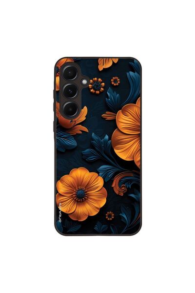 OEM Θήκη Sonique 3D Flower Series για Samsung Galaxy A55 5G Πορτοκαλί 01