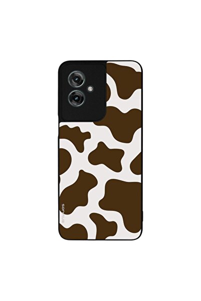 OEM Θήκη Sonique Animal Print Series για Motorola Moto G55 5G Cow 02