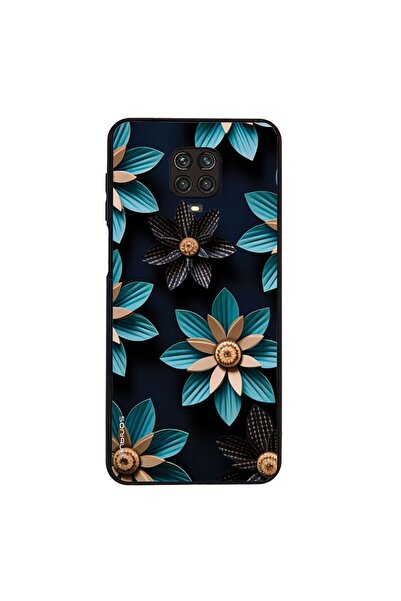 OEM Θήκη Sonique 3D Flower Series για Xiaomi Redmi Note 9S/9 Pro Γαλάζιο