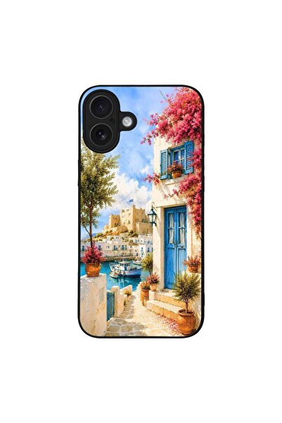 OEM Θήκη Sonique Greek Island Muse Series για Apple iPhone 16 Plus Ροδίτικο Λ...