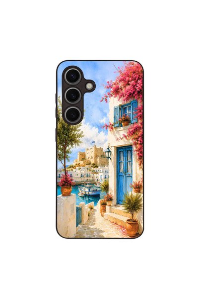 OEM Θήκη Sonique Greek Island Muse Series για Samsung Galaxy S24 Ροδίτικο Λιμάνι