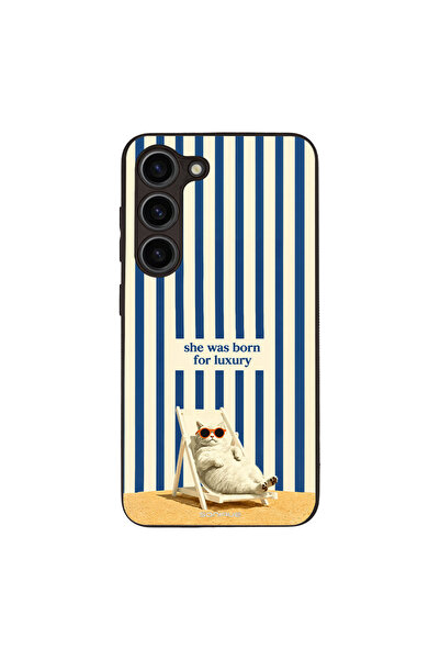 OEM Θήκη Σειράς Sonique Stripe Stories για Samsung Galaxy S23 Γεννημένη για Π...