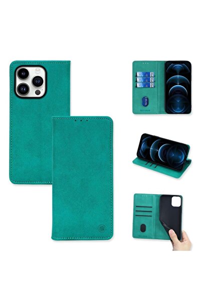 OEM Θήκη Πορτοφόλι Vintage Magnet Wallet Sonique Apple iPhone 14 Pro Βεραμάν