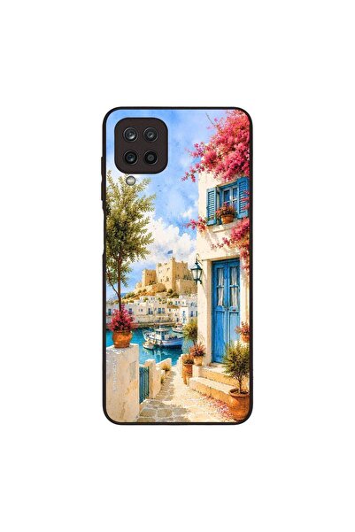 OEM Θήκη Sonique Greek Island Muse Series για Samsung Galaxy A12 Ροδίτικο Λιμάνι