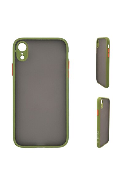 OEM Θήκη Σιλικόνης Color Button Bumper Sonique Apple iPhone XR Πράσινο Ανοιχτό