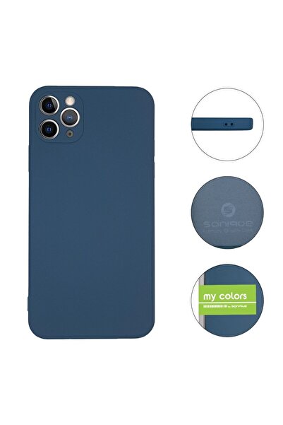 OEM Θήκη Σιλικόνης My Colors Sonique Apple iPhone 11 Pro Max Μπλε Σκούρο