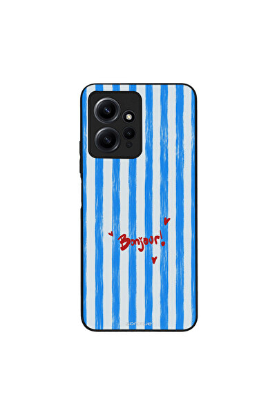 OEM Θήκη Sonique Stripe Stories Series για Xiaomi Redmi Note 12 4G Bonjour Blue