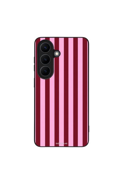 OEM Θήκη Sonique Stripe Stories Series για Samsung Galaxy S26 Ρίγες Ροζ – Κόκ...