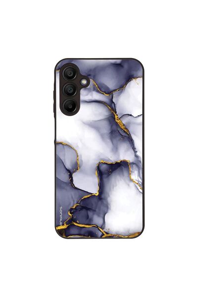 OEM Θήκη Sonique Marble Series για Samsung Galaxy A15 4G / Galaxy A15 5G Μωβ ...