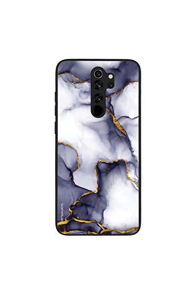 OEM Θήκη Sonique Marble Series για Xiaomi Redmi Note 8 Pro Μωβ Γκρι