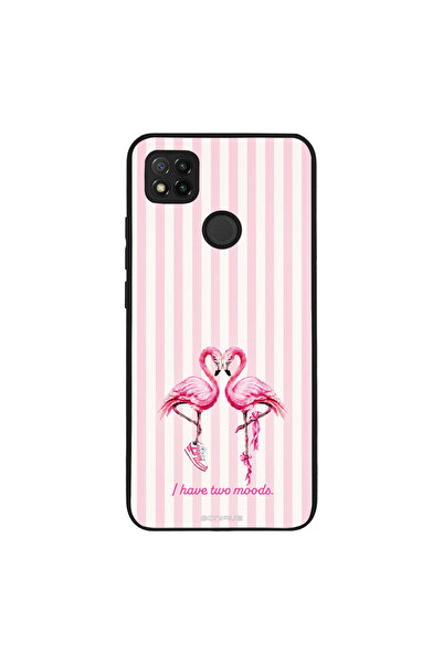 OEM Θήκη Sonique Stripe Stories Series για Xiaomi Redmi 9C / Redmi 10A Φλαμίνγκο
