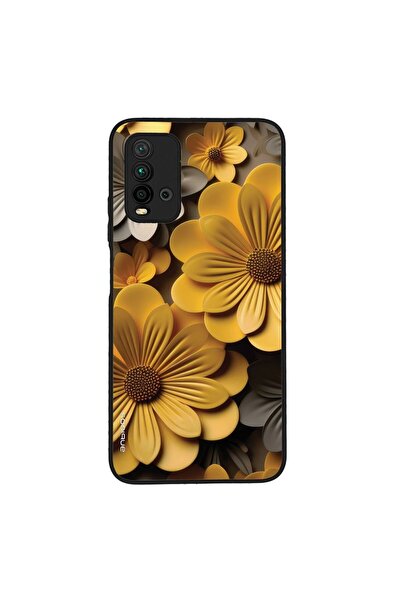 OEM Θήκη Sonique 3D Flower Series για Xiaomi Redmi 9T Κίτρινο