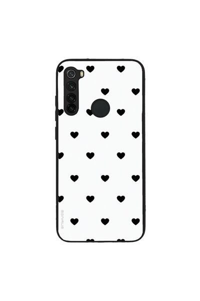 OEM Θήκη Sonique Heart Series για Xiaomi Redmi Note 8 / Redmi Note 8 2021 Λευκό