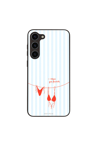 OEM Θήκη Sonique Stripe Stories Series για Samsung Galaxy S23 Plus Πάμε για Β...
