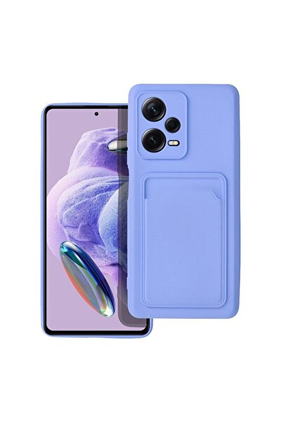 OEM Θήκη Σιλικόνης Sonique Card Case Xiaomi Redmi Note 12 Pro Plus Λιλά