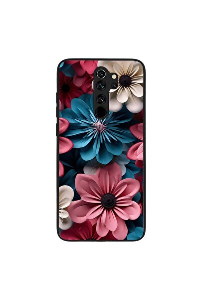 OEM Θήκη Sonique 3D Flower Series για Xiaomi Redmi Note 8 Pro Ροζ 01