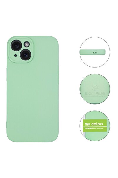 OEM Θήκη Σιλικόνης My Colors Sonique Apple iPhone 15 Plus Βεραμάν