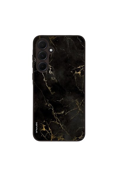 OEM Θήκη Sonique Marble Series για Samsung Galaxy A35 5G Μαύρο 01