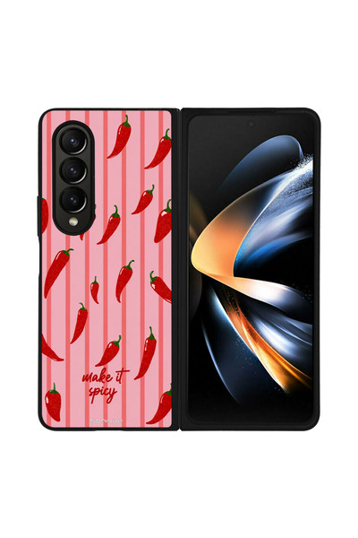 OEM Θήκη Σειράς Sonique Stripe Stories για Samsung Galaxy Z Fold 4 Make It Spicy