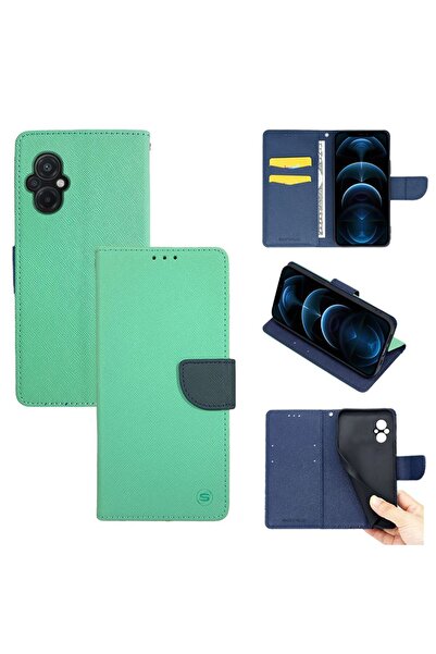 OEM Θήκη Πορτοφόλι Sonique Trend Wallet Xiaomi Poco M5 Βεραμάν / Σκούρο Μπλε