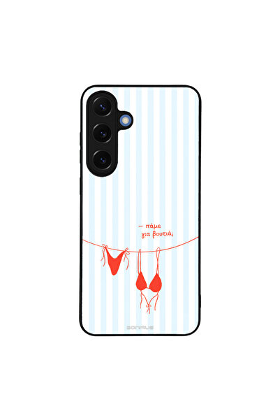 OEM Θήκη Sonique Stripe Stories Series για Samsung Galaxy S25 Plus Πάμε για Β...