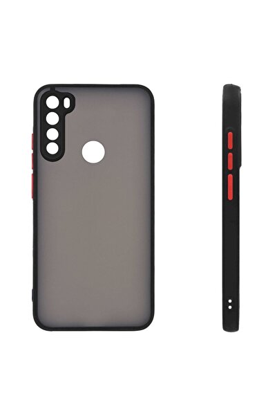 OEM Θήκη Σιλικόνης Color Button Bumper Sonique Xiaomi Redmi Note 8T Μαύρο