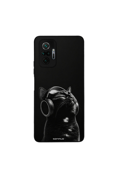 OEM Θήκη Sonique Men's Edition για Xiaomi Redmi Note 10 Pro Audio Kitten - Black