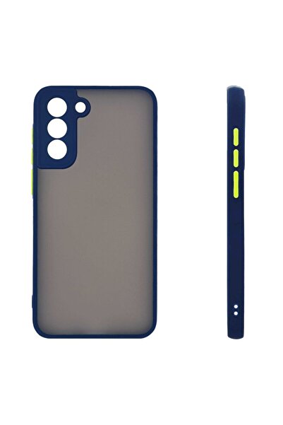 OEM Θήκη Σιλικόνης Color Button Bumper Sonique Samsung Galaxy S21 Plus Μπλέ