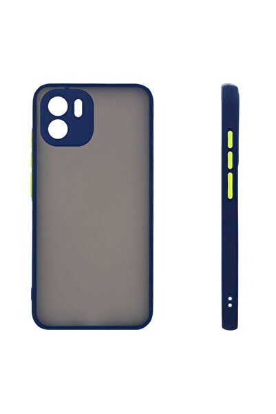 OEM Θήκη Σιλικόνης Color Button Bumper Sonique Xiaomi Redmi A1 / Redmi A2 Μπλέ