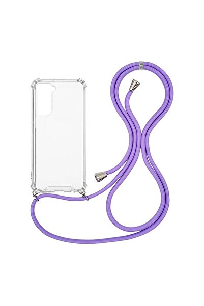 OEM Θήκη Σιλικόνης με Κορδόνι Sonique Armor Clear Samsung Galaxy S22 Plus Λιλά