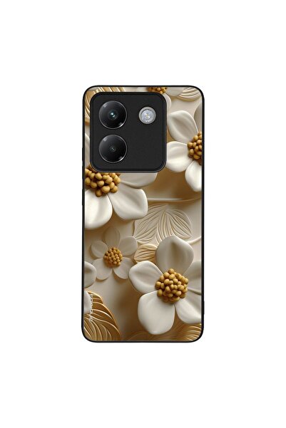 OEM Θήκη Sonique 3D Flower Series για Xiaomi Poco M7 Pro 5G Λευκό