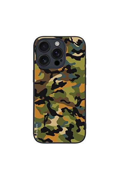 OEM Θήκη Sonique Σειρά Καμουφλάζ Στρατού για Apple iPhone 16 Pro Πράσινο 01