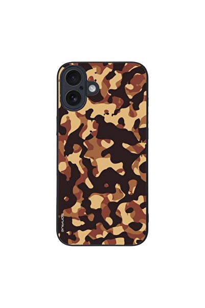 OEM Θήκη Sonique Camouflage Army Series για Apple iPhone 16 Plus Καφέ 01