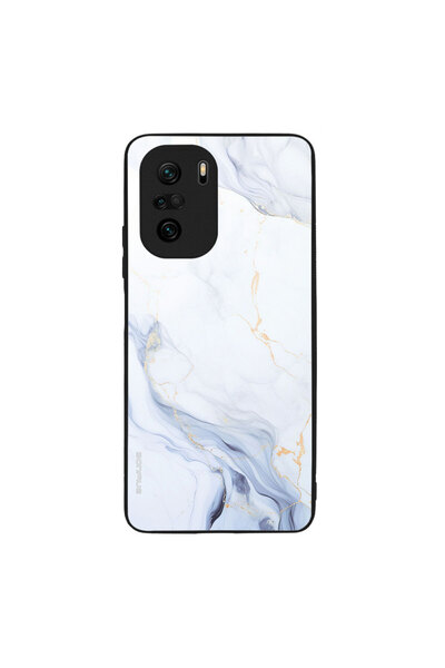 OEM Θήκη Sonique Marble Series για Xiaomi Poco F3 / Mi 11i Λευκό 02