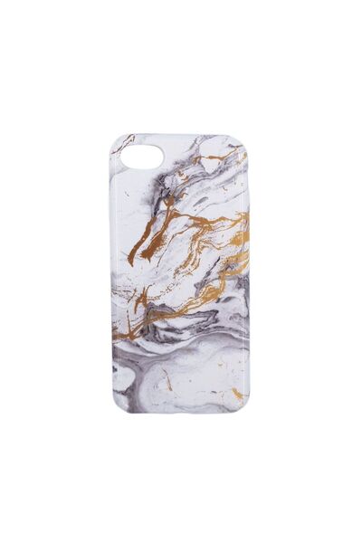 OEM Θήκη Μαρμάρινη Σιλικόνης Apple iPhone 6/6s Λευκή