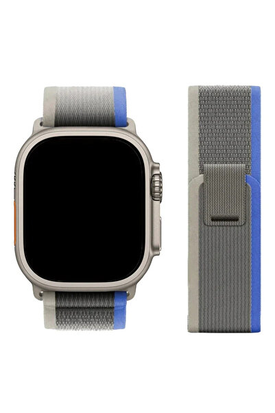 Choice17 42mm-44mm-45mm-49mm Blue-Gray 2 Nylon Trail loop correa For Watch Ul...