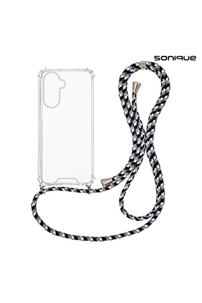 OEM Θήκη Σιλικόνης με Κορδόνι Sonique Armor Clear Samsung Galaxy A36 5G Rainb...