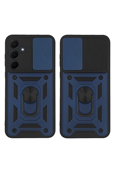 OEM Θήκη Ring Armor CamPro Sonique για Samsung Galaxy A35 5G Μπλέ