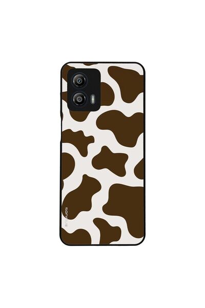 OEM Θήκη Sonique Animal Print Series για Motorola Moto G53 5G Cow 02