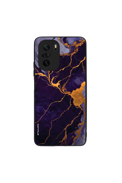 OEM Θήκη Sonique Marble Series για Xiaomi Poco F3 / Mi 11i Μωβ