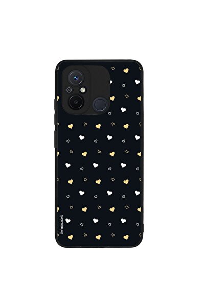 OEM Θήκη Sonique Heart Series για Xiaomi Redmi 12C Μαύρο 01