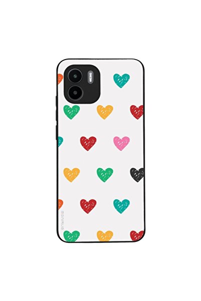 OEM Θήκη Sonique Heart Series για Xiaomi Redmi A1 / Redmi A2 Λευκό 02