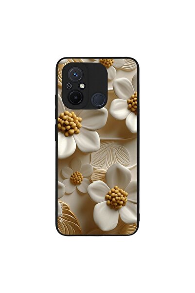 OEM Θήκη Sonique 3D Flower Series για Xiaomi Redmi 12C Λευκό