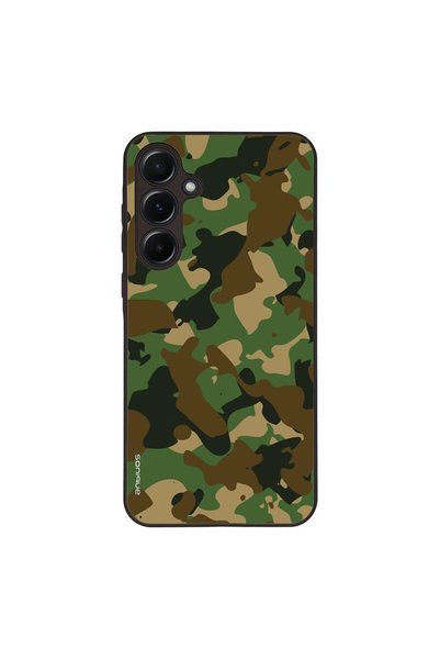 OEM Θήκη Sonique Σειρά Καμουφλάζ Στρατού για Samsung Galaxy A55 5G Πράσινο
