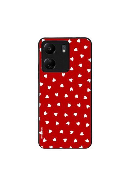 OEM Θήκη Sonique Heart Series για Xiaomi Redmi 13C 4G / Poco C65 4G Κόκκινο